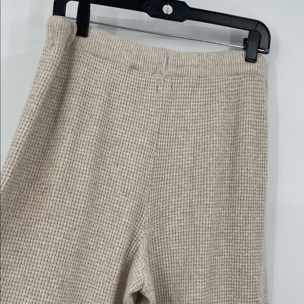 Aerie Cream Wide Leg Pants - Picture 4 of 6